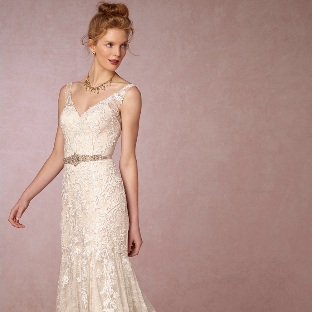 Elisha Wedding Gown Sz 14 NWT Va Et Vien - BHLDN